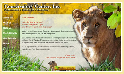 Conservators' Center Web site