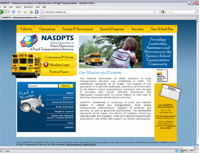 NASDPTS web site